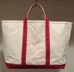 赤 80s 2色ギザタグ エルエルビーン トートバッグ LLBEAN 　ミニ 赤 80s 2色ギザタグ エルエルビーン トートバッグ LLBEAN ミニ - メルカリ