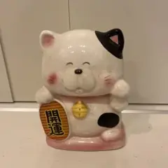 OKAI 貯金箱 まねきねこ 開運 DEKABANK でかバン　昭和レトロ