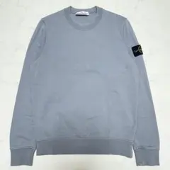STONE ISLAND コットン　クルーネック　トレーナー　ブルー　Sサイズのサムネイル