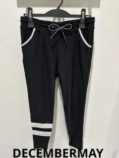 DECEMBER MAY メッシュパンツ 黒　サイズM