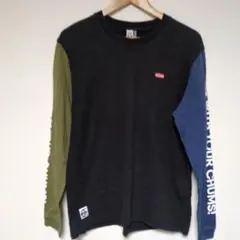 CHUMS カラーブロック 長袖カットソー L