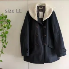 【新品タグ付き】ダッフルコート　ハーフコート　レディース　大きいサイズ