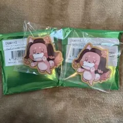 鬼滅の刃 ufotable バレンタイン アニマルクッキーバッジ 竈門ねずこ