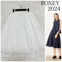 24年　FOXEY BOUTIQUE Bergamote Skirt　44692のサムネイル
