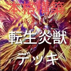 本格構築　転生炎獣 サラマングレイトデッキ　遊戯王
