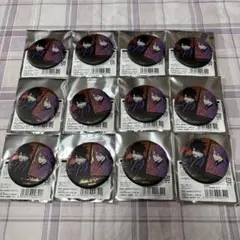 桃源暗鬼 AGF 一ノ瀬四季&桃寺神門 メタリック缶バッジ12点セット