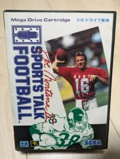 スポーツトークジョーモンタナ　フットボール2 箱説あり メガドライブ