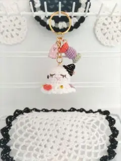 ハロウィンおばけのあみぐるみキーホルダー