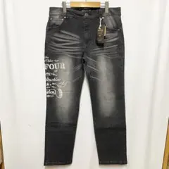 新品未使用Nortonノートン　デニムパンツ　ブラック　XXXLのサムネイル
