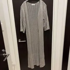 FUN　美品♡レース編み ロングカーディガンのサムネイル