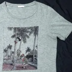 ドラゴンボール ✖ GU 半袖Tシャツ　亀仙人 孫悟空 椰子