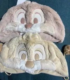 チップとデールのキャラクター帽子2個セット