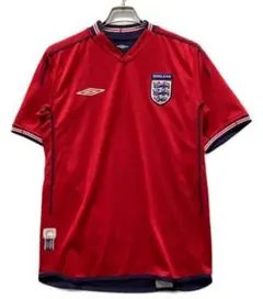 美品SサイズUmbro アンブロ イングランド代表 リバーシブル UMBRO 02-04年/イングランド代表/リバーシブルユニフォーム/長袖