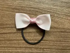 【ハンドメイド】リボンヘアゴム 2個セット 幼稚園 キッズ 発表会 普段使い