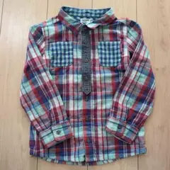 RAG MART チェック柄長袖シャツ 120