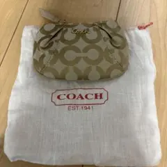 Coach コインケース・小銭入れ ベージュ 保管袋付き