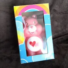 D【未使用】ケアベアソフビ貯金箱 ピンク