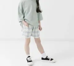 chil2 総柄 パイピングショートパンツ