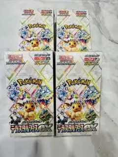 【シュリンク付き】ポケモンカードゲーム テラスタルフェスex 4box