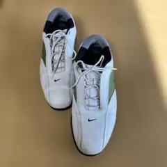 NIKE ゴルフシューズ ホワイト×ライムグリーン25.5