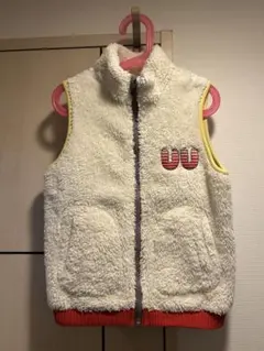 UU アンダーカバー✖️ユニクロKIDS ボアベスト 130cm ホワイト