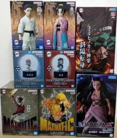 鬼滅の刃 フィギュア ルームライト セット プライズ アミューズメント