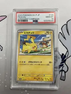 PSA10ピカチュウ ジムプロモ げきとうスパーク リザードン　120/SV-P