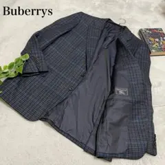 Burberrys バーバリー　ジャケット　ビンテージ　チェック柄　毛100%