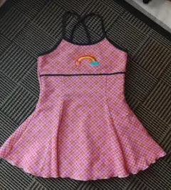 ✳️ピンクチェックのワンピース水着✳️