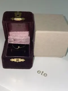 ete ネックレス 一粒石 ゴールドカラーのサムネイル