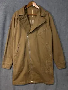 Alexander Lee Chang ライダース型 コットン ロングコート