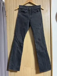 Nハリウッド Levi's MR517ブラックデニム ブーツカットジーンズ 26のサムネイル