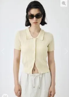 moussy POINTELLE KNIT H/S シャツ