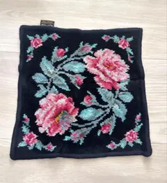 FEILER フェイラー タオルハンカチ 綿 黒地