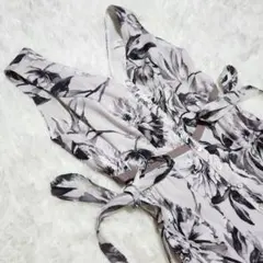 Herlipto Floral Cut-Out Long Dress