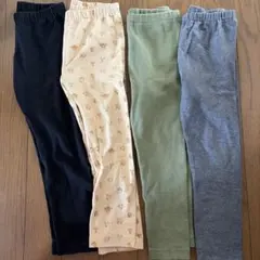 ユニクロ　レギンス　10分丈　４枚セット