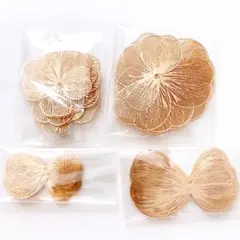 真鍮 花 花びら アクセサリー パーツ まとめ売り No56