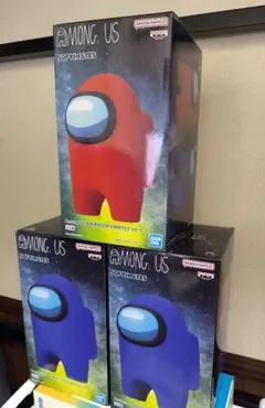 among us フィギュア３体セット　おおきなsofvimates
