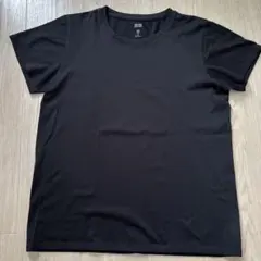 UNIQLO ドライEXクルーネックT（半袖） ブラック XL