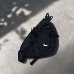 90s oldNIKE ワンショルダーバッグ ブラック Y2K テック - メルカリ