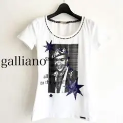 【美品】John galliano ジョンガリアーノ フォトプリントTシャツのサムネイル