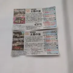 太閤の湯 湯遊クーポン券