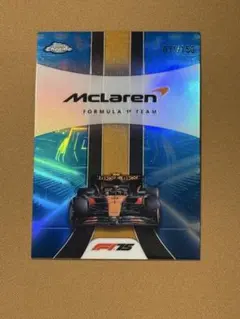 150枚限定 topps Chrome f1 mclaren team #176