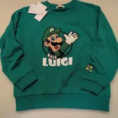 スーパーマリオ　ルイージ　トレーナー　長袖　トップス　サガラ