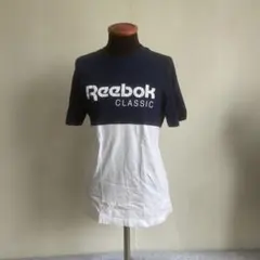 Reebok CLASSIC 半袖カットソー ネイビー L