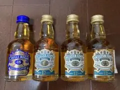 【最終値下げ】シーバスリーガル ミニボトル 4本セットのサムネイル