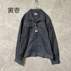 新品タグ付　寅壱　TORAICHI 作業着　フルジップ　ジャケット　グレー　4Lのサムネイル