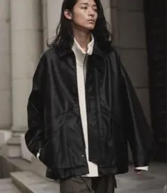 WYM ARTIFICIAL GRAIN MILITARY BLOUSON