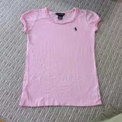 RALPH LAUREN ピンク フリル 半袖Tシャツ M(8/10) 140のサムネイル