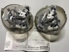 ディズニーキャラクター ミッキーマウス カプセルトイ ブラック 2体セット